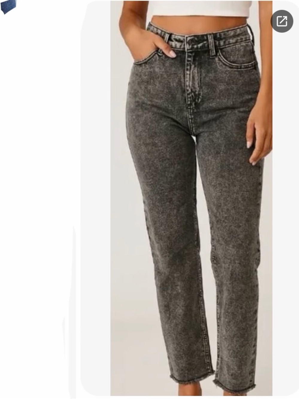 Kendall + Kylie “The Icon High Rise Straight” Jeans